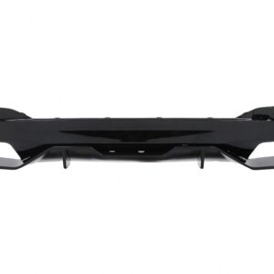 Rear Bumper Diffuser suitable for BMW 5 Series G30 G31 Limousine Touring (2017-2019) M5 Design Piano Black