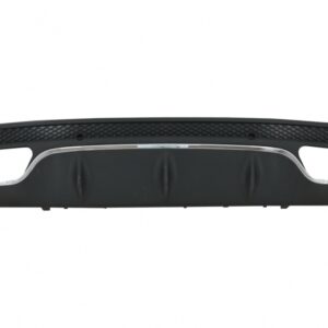 Rear Bumper Diffuser suitable for Mercedes C-Class W205 S205 (2014-2020) C63 Design Only for Sport Package