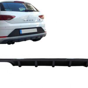 Rear Bumper Diffuser suitable for Seat Leon FR Mk3 Facelift 5F Hatchback (2017-2020)
