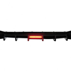 Rear Bumper Diffuser suitable for VW Golf 8 Hatchback Mk8 MQB (2020-Up) Piano Black