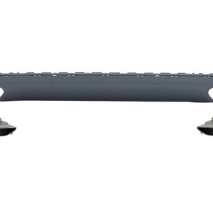 Rear Bumper Diffuser Valance with Exhaust Muffler Tips suitable for Audi A8 D4 (2010-2014) W12 Design