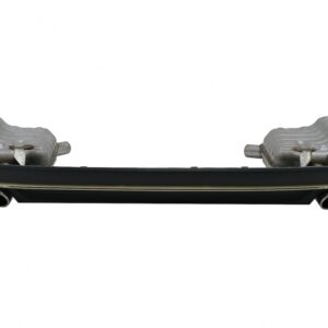 Rear Bumper Diffuser Valance with Exhaust Muffler Tips suitable for Audi A8 D4 Facelift (2015-2017) S8 Design