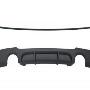 Rear Bumper Diffuser with Trunk Boot Lid Spoiler suitable for BMW 3 Series E92 Coupe E93 Cabrio (2006-2014) M Design