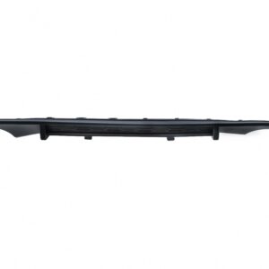 Rear Bumper Diffuser with twin exit for single exhaust tips suitable for VW Golf 7 VII (2013-2016) GTI Design