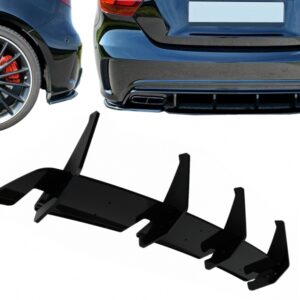 Rear Bumper Extension Splitter for Diffuser suitable for Mercedes A-Class W176 A45 Hatchback (2015-2018)