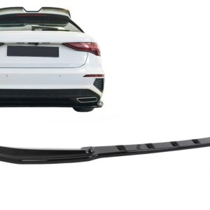 Rear Bumper Extension Splitter suitable for Audi A3 8Y S-Line (2020-2024) Sportback Black