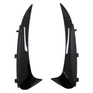 Rear Bumper Flaps Side Fins Flics suitable for Mercedes C Class C205 A205 (2015-2019) Piano Black