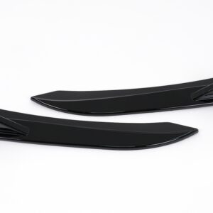Rear Bumper Flaps Side Fins Flics suitable for BMW 3 Series F30 F31 (2011-2019) Piano Black