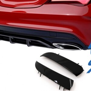 Rear Bumper Splitters Fins Side Vent Flaps Flics suitable for Mercedes CLA W117 C117 X117 (2013-2018) CLA45 Design