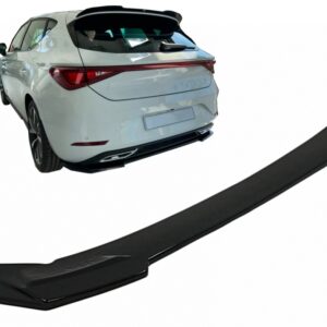 Rear Bumper Spoiler Splitter suitable for Seat Leon Mk4 FR (2020-up) Piano Black