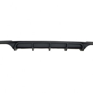 Rear Bumper Spoiler Valance Diffuser Double Outlet suitable for BMW 3 Series F30 F31 (2011-2019) Limo Touring M Design