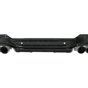 Rear Bumper Spoiler Valance Diffuser Double Outlet with Exhaust Tips suitable for BMW X4 G02 (2018-up) M Sport