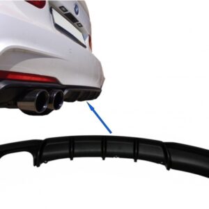 Rear Bumper Spoiler Valance Diffuser suitable for BMW 3 Series F30 F31 (2011-up) M-Performance Design Left Outlet