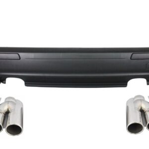 Rear Bumper suitable for BMW 5 Series E39 (1995-2003) Double Outlet M5 Design and Exhaust Muffler Tips ACS Design