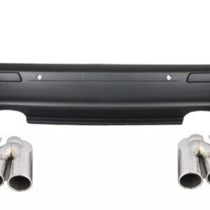 Rear Bumper suitable for BMW 5 Series E39 (1995-2003) Double Outlet M5 Design with PDC and Exhaust Muffler Tips