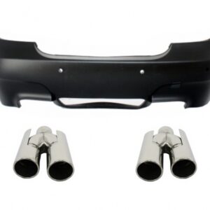 Rear Bumper suitable for BMW 5 Series E60 (2003-2007) M5 Design PDC with Exhaust Muffler Tips