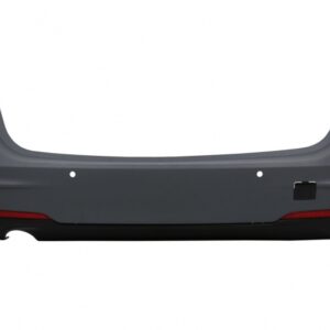 Rear Bumper suitable for BMW F31 3 Series Touring Non LCI & LCI (2011-2018) M-Technik Design Single Outlet