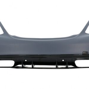 Rear Bumper suitable for Mercedes C-Class W205 Limousine (2014-2020) C63 Design