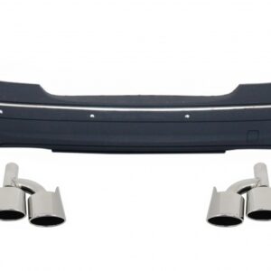 Rear Bumper suitable for Mercedes E-Class W211 (2002-2009) with Exhaust Muffler Tips