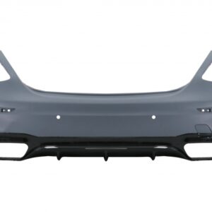 Rear Bumper suitable for Mercedes E-Class W213 (2016-2019) E63 Design Black Edition
