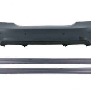 Rear Bumper suitable for Mercedes S-Class W221 (2005-2010) S65 Design with Side Skirts