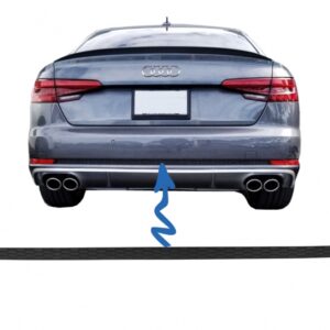 Rear Bumper Trim suitable for Audi A4 B9 8W (2016-2018) Sedan Avant S-Line Design For Normal Bumper