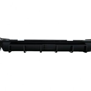 Rear Bumper Valance Diffuser and Exhaust Tips suitable for Audi A6 C8 4K Avant Sedan (2018-up) RS6 Design Piano Black