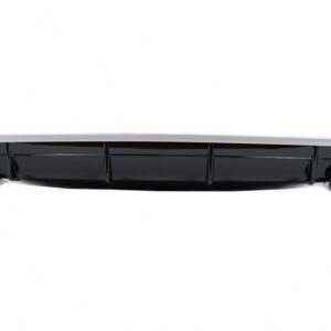 Rear Bumper Valance Diffuser Double Outlet suitable for Audi Q7 SUV 4M (2015-2019) S-Line Bumper