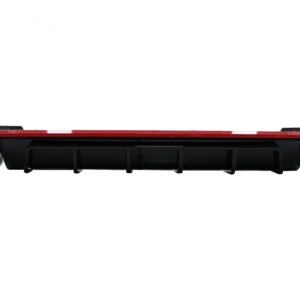 Rear Bumper Valance Diffuser & Exhaust Tips suitable for Audi A6 C8 4K Avant Sedan (2018-up) RS6 Design Red