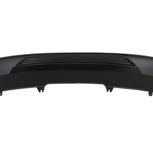 Rear Bumper Valance Diffuser suitable for Audi A4 B9 8W (2016-2018) Sedan Avant Sport Design for Standard Edition Black
