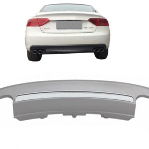Rear Bumper Valance Diffuser suitable for Audi A5 8T 2 Doors Coupe Cabriolet (2012-2015) S5 Design