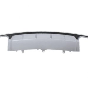 Rear Bumper Valance Diffuser suitable for Audi A6 4G S-Line Facelift (2015-2018) Limousine Avant S6 Design