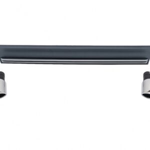 Rear Bumper Valance Diffuser suitable for Audi A7 4G (2010-2014) with Exhaust Tips S7 Facelift Design