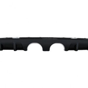 Rear Bumper Valance Diffuser suitable for VW Golf 6 VI (2008-2012) R20 Look only for Standard Bumper Piano Black