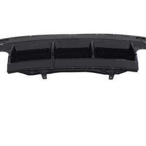 Rear Bumper Valance Diffuser suitable for VW Passat CC (2012-2017) R Line Design Twin Double Exhaust