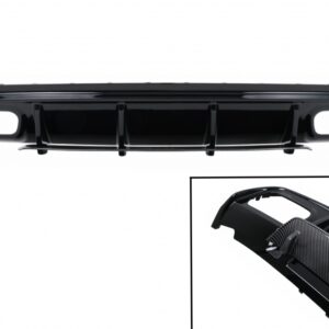 Rear Bumper Valance Diffuser suitable for Mercedes W176 A-Class (2013-2018) A45 Facelift Design Look