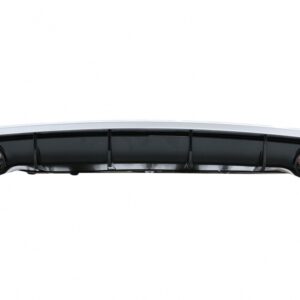 Rear Bumper Valance Diffuser with Exhaust Tips suitable for Audi A7 4G Facelift (2015-up) RS7 Design only for S7 S-Line