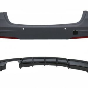 Rear Bumper with Air Diffuser Left Double Outlet suitable for BMW 3 Series F31 Touring (2011-2019)