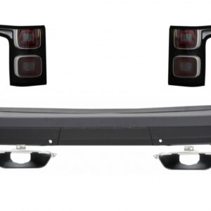 Rear Bumper with Exhaust Muffler Tips and Full LED Taillights suitable for Range Rover Vogue L405 (2013-2017) Facelift 2018+ Design