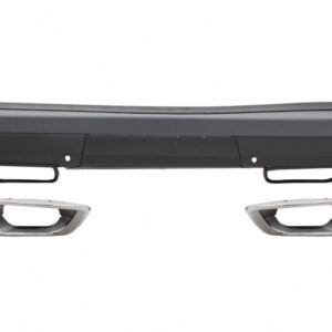 Rear Bumper with Exhaust Muffler Tips suitable for Range Rover Vogue IV L405 (2013-2017) Upgrade to Facelift 2018+ SVO Design