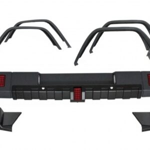 Rear Bumper with Fender Flares Wheel Arches suitable for Mercedes G-Class W463 (1989-2013) G63 G65 Design