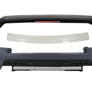 Rear Bumper with Foot Plate Aluminum and Roof Spoiler suitable for Land Rover Range Rover Sport (2005-2009) L320 Autobiography Design