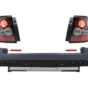 Rear Bumper with LED Taillights suitable for Land Range Rover Sport L320 (2005-2013) Facelift Autobiography Design