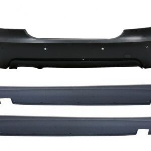 Rear Bumper with Side Skirts suitable for BMW 5 Series E60 LCI (2007-2010) M-Technik Design with PDC 18mm