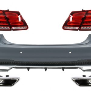 Rear Conversion Package suitable for Mercedes E-Class W212 (2009-2012) to Facelift E63 Design