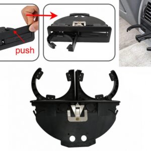 Rear Cup Holder suitable for BMW 5 Series E39 Sedan Touring (1995-2004) Black