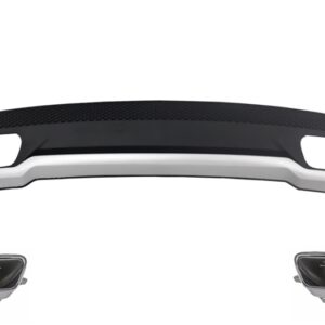 Rear Diffuser and Exhaust Tips suitable for Mercedes A-Class W176 (2012-2018) Sport Pack