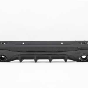 Rear Diffuser with Black Exhaust Tips suitable for Mercedes GLB X247 SUV (2020-up) 45 S Design Night Package