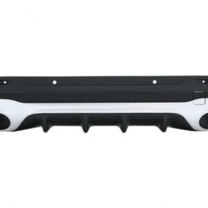 Rear Diffuser with Chrome Exhaust Tips suitable for Mercedes GLB X247 SUV (2020-up) GLB 35 Design