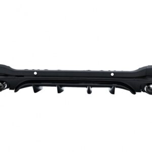 Rear Diffuser with Exhaust Muffler Tips suitable for Mercedes GLC SUV X253 Facelift (2020-) GLC43 Design Night Package